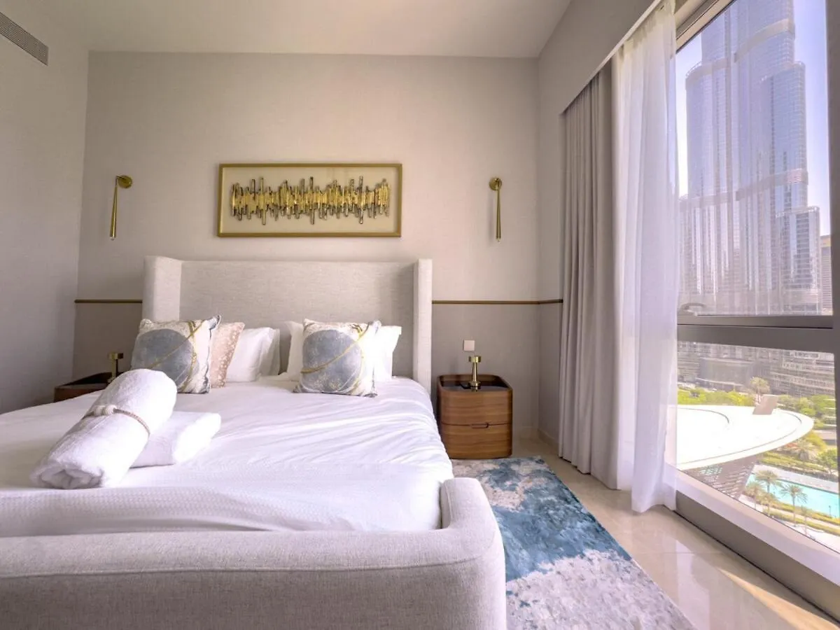 アパート Grande Residences With Best Burj Khalifa View From 31St Floor For 8-Guests ドバイ アラブ首長国連邦
