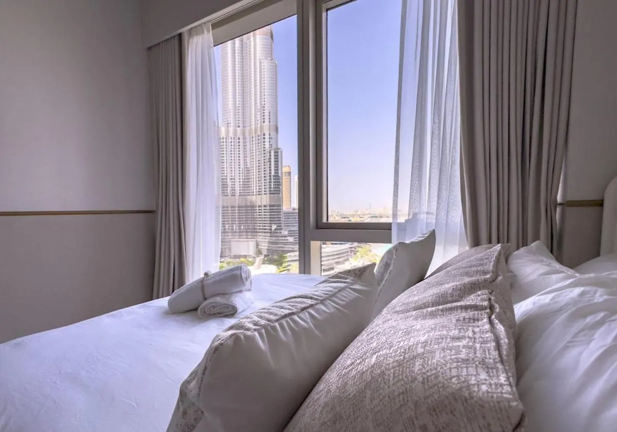 Grande Residences With Best Burj Khalifa View From 31St Floor For 8-Guests ドバイ アパート