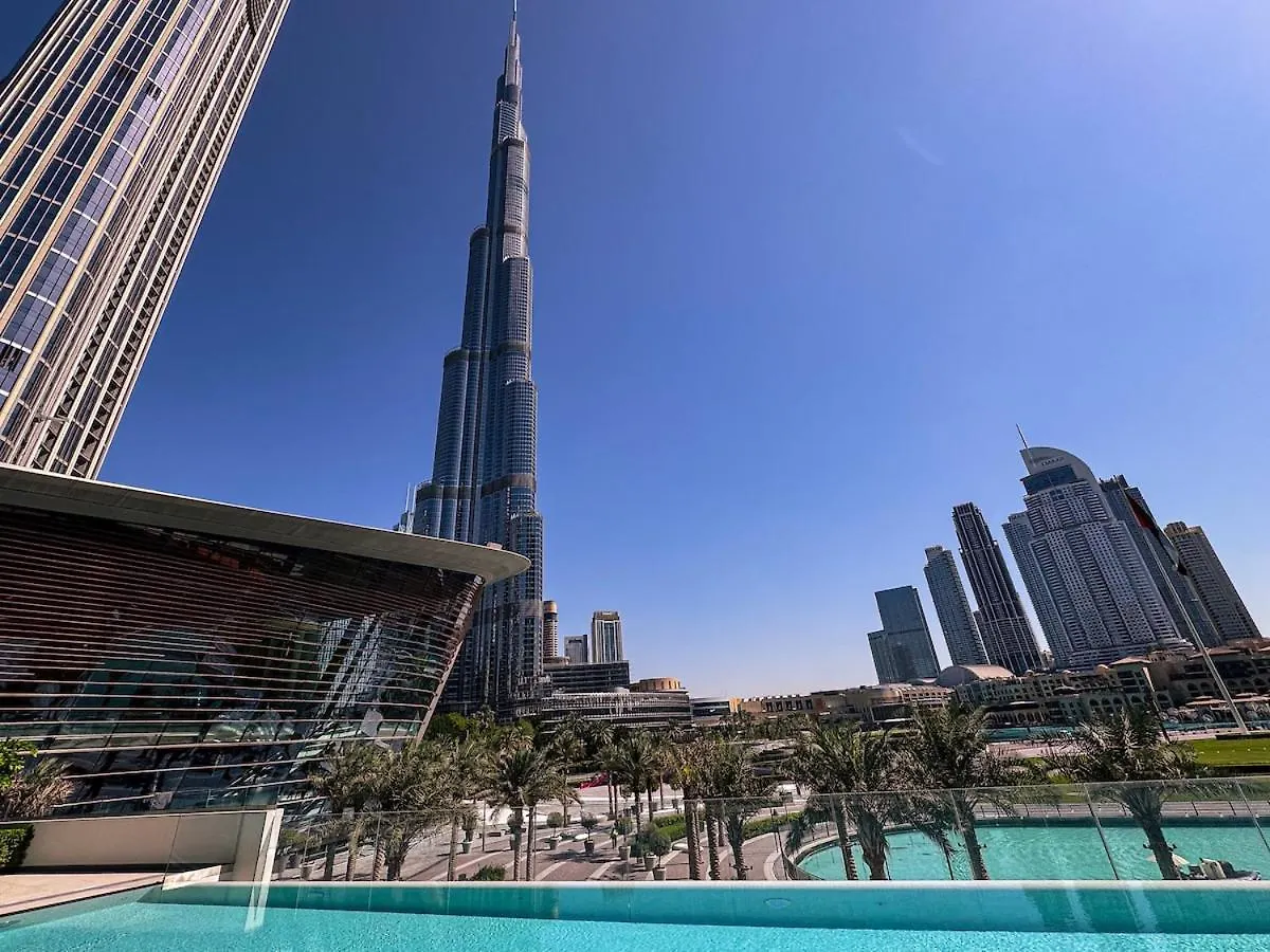 Grande Residences With Best Burj Khalifa View From 31St Floor For 8-Guests ドバイ アパート