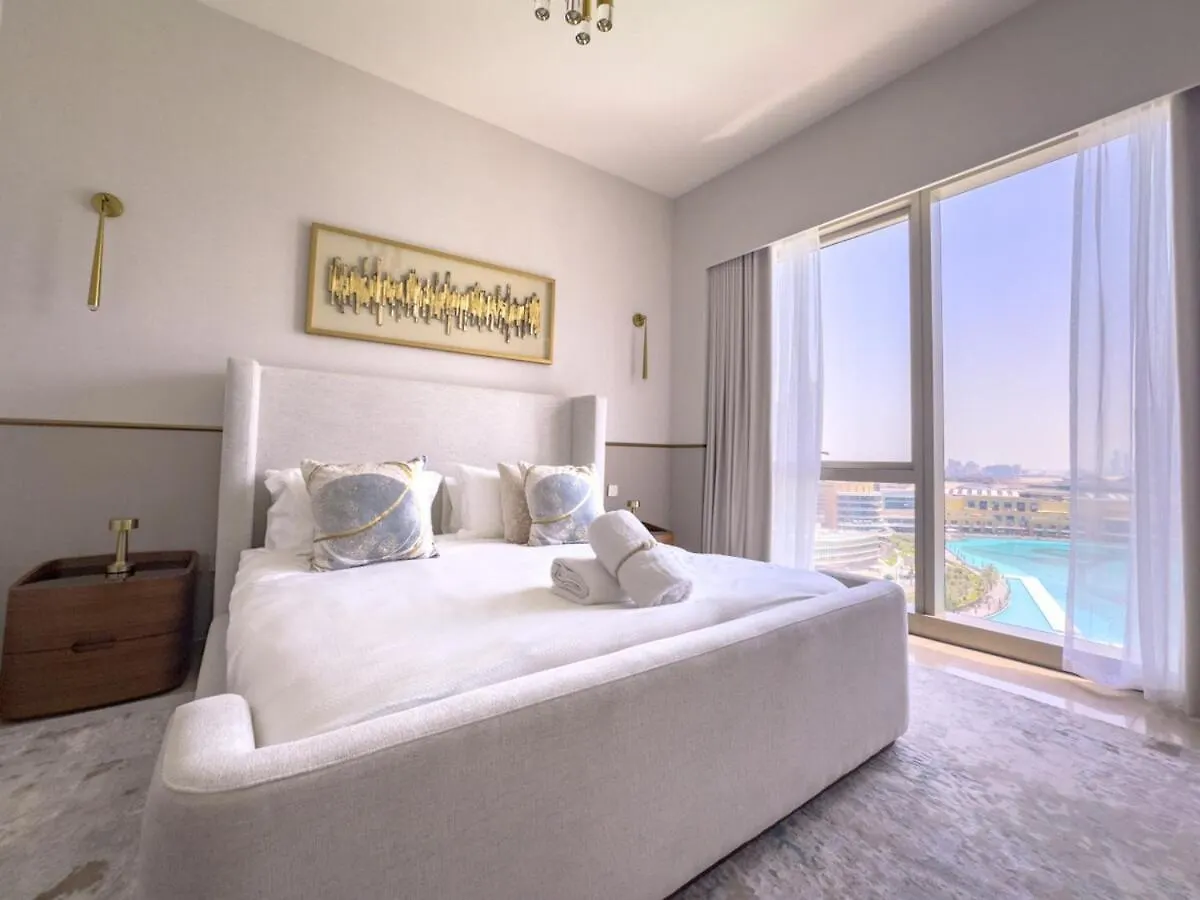 Grande Residences With Best Burj Khalifa View From 31St Floor For 8-Guests Dubai
